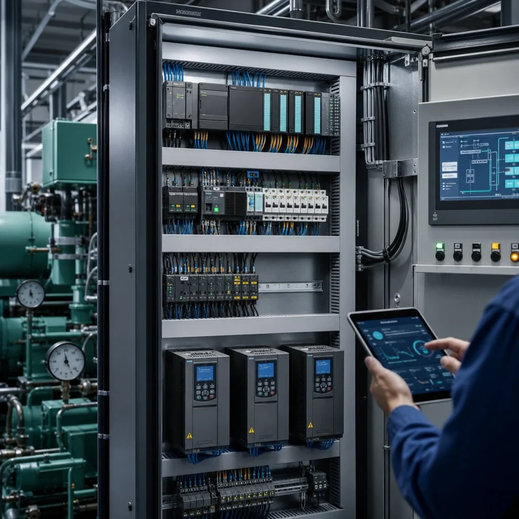 تابلو کنترل PLC و اتوماسیون صنعتی